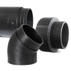 Photo of product family: Duct and fittings made of EPP in thickness 15 mm