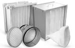 Air filters for ventilation installations